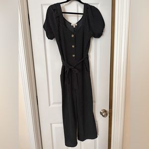 Polka Dot Wide Leg Jumpsuit